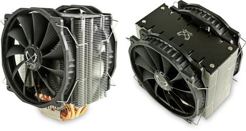 The Ashura shown with two fans mounted in a push-pull configuration