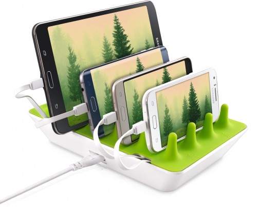 The Zentree can charge up to four device simultaneously