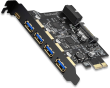 Quiet PC SupaHub PCIe to 4x Type A and 1x Type C USB Card